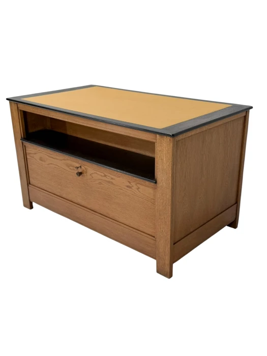 Art Deco Modernist Free-Standing Desk by J.A. Muntendam for L.O.V. Oosterbeek